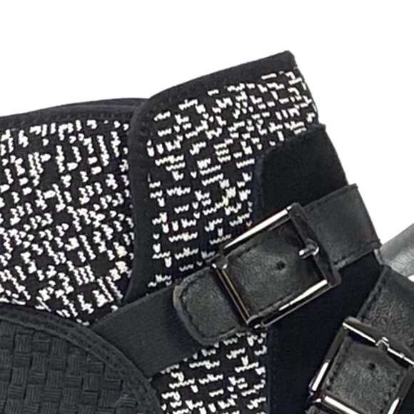 New Bernie Mev Frosty Black Suede Knit Boot 6.5 / 37 - Picture 5 of 10